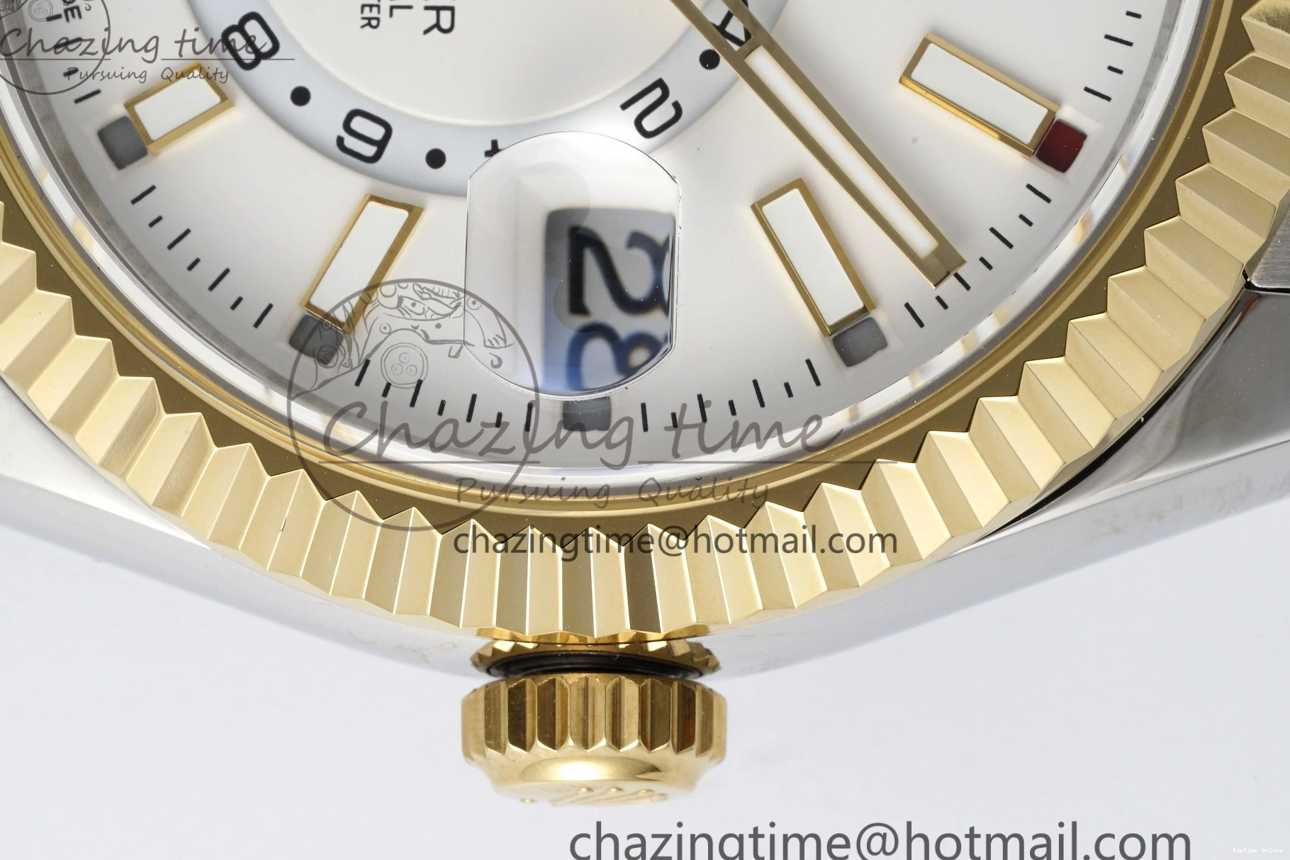 0512 Skydweller SS YG Noob Best Edition White Dial on SS YG Jubilee Bracelet A23J FastDry 2125